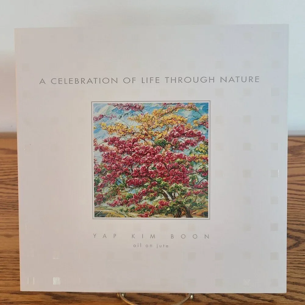 A Celebration of Life Through Nature By Yap Kim Boon Art Coffee Table Book Asia